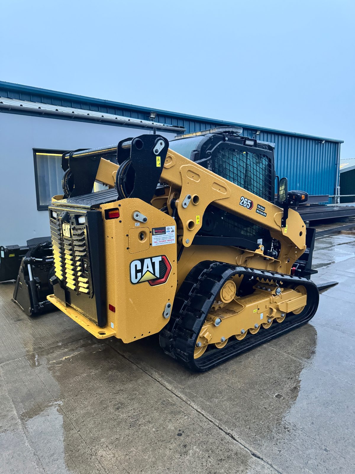 RPD CAT 265 compact track loader at the RPD yard